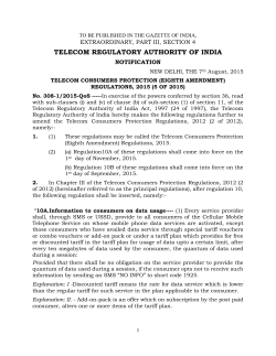 336.98 KB - Telecom Regulatory Authority of India