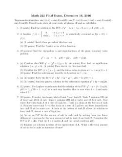 Grading guidelines for Final Exam, Dec`16