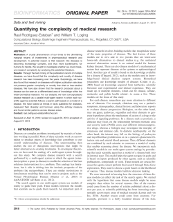 Quantifying the complexity of medical research
