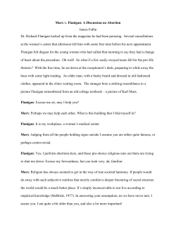 Marx v. Flanigan: A Discussion on Abortion James Fallin Dr. Richard