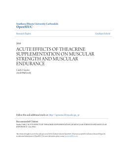acute effects of theacrine supplementation on muscular strength and