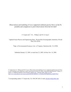 Observations and modeling of wave