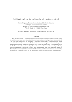 Mirlog: A logic for multimedia information retrieval
