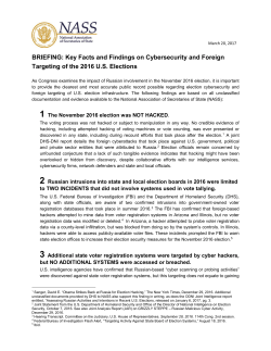 Key Facts and Findings on Cybersecurity and Foreign Targeting of