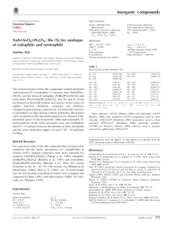 NaSr(AsO4)(H2O)9: the (Sr,As) analogue of nabaphite and nastrophite