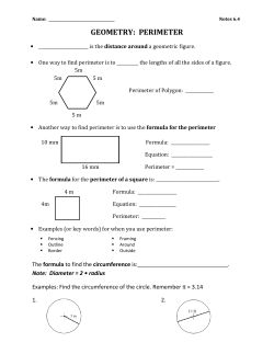 GEOMETRY: PERIMETER