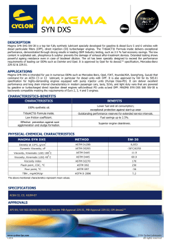 magma syn dxs 5w30 eng