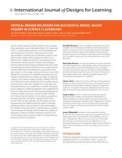critical design decisions for successful model