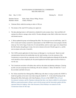 May 13, 2014 Meeting No: 2014-05 Members Present