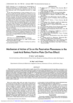 Mechanism of Action of Sn on the Passivation