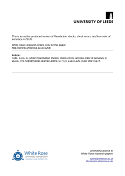 Rarefaction shocks, shock errors, and low order of accuracy in ZEUS