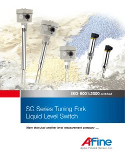 SC Series Tuning Fork Liquid Level Switch_B0.cdr