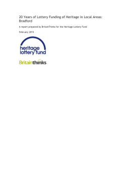 Bradford area report