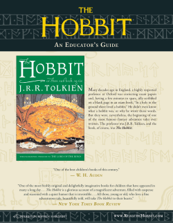 The Hobbit Educator`s Guide