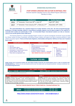 Spanish language courses here