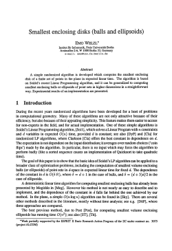 Smallest enclosing disks (balls and ellipsoids)