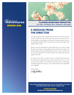 a message from the director
