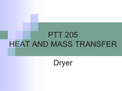 Lecture 6 Dryer