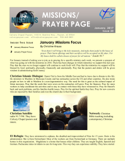 missions/ prayer page - Calvary Chapel Payson