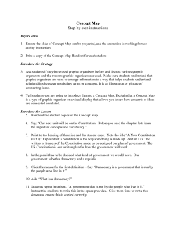 Concept Map Step-by-step instructions