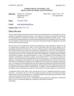 International Economic Law