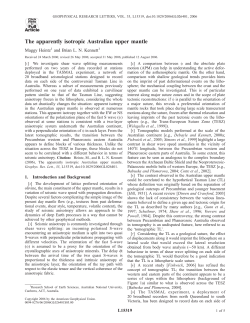 The apparently isotropic Australian upper mantle