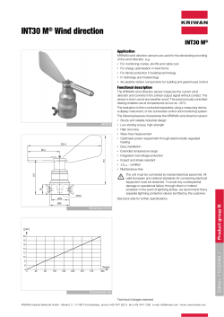 INT30 M&reg; Wind direction