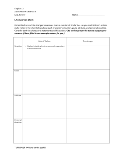 English 12 Frankenstein Letters 1-4 Mrs. Rohrer