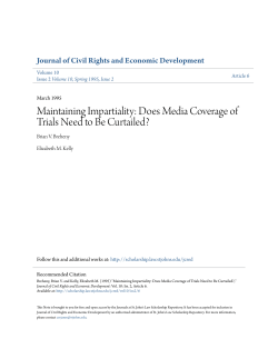 Maintaining Impartiality: Does Media Coverage of Trials Need to Be