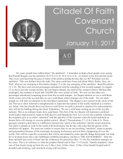 January 11, 2017 - Citadel of Faith Covenant Church