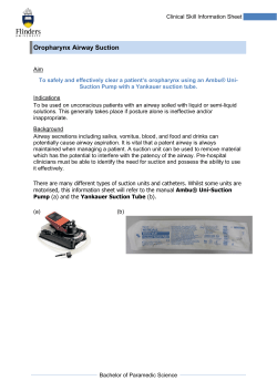 Oropharynx Airway Suction