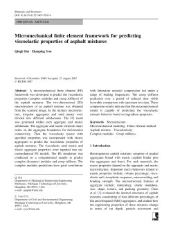 Micromechanical finite element framework for predicting viscoelastic