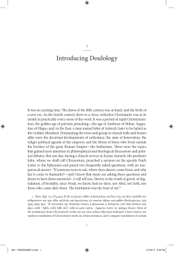 Introducing Doulology - University of California Press