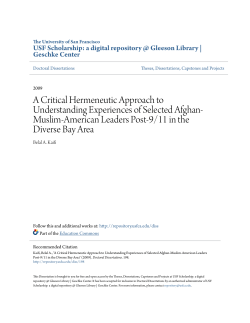 A critical hermeneutic approach to understanding experiences of