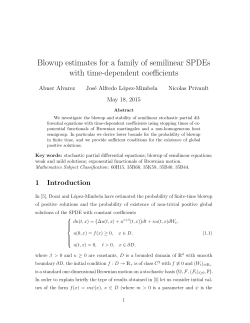 Blowup estimates for a family of semilinear SPDEs with time
