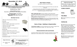 December 27, 2015 - Chestnut Ridge | Mennonite Church