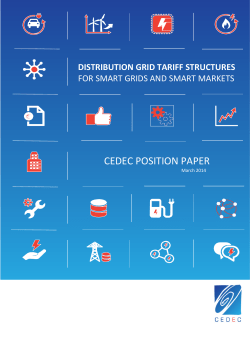 distribution grid tariff structures