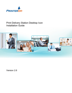 Print Delivery Station Desktop Icon Installation Guide