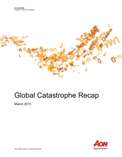 Global Catastrophe Recap - Thought Leadership