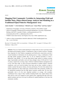 Mapping Fish Community Variables by Integrating Field and