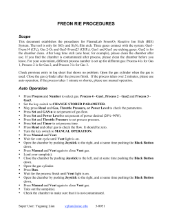 Freon RIE Instructions