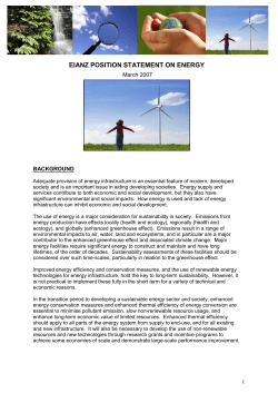 Energy - Approved March 2007