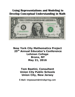 File - New York City Mathematics Project