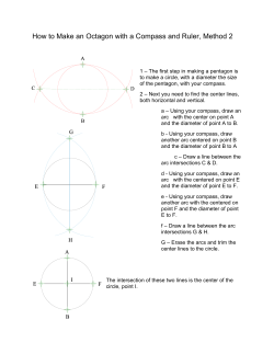 How to Make an Octagon with a Compass and Ruler