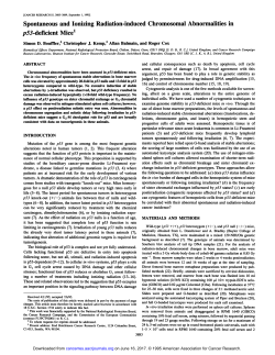 Spontaneous and Ionizing Radiation