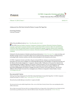 Ambanasom`s Son of the Native Soil and the - Purdue e-Pubs