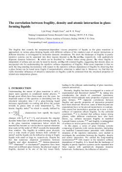 The correlation between fragility, density and atomic interaction in