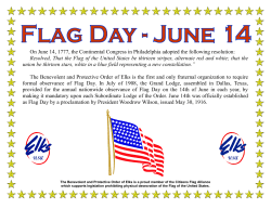 On June 14, 1777, the Continental Congress in Philadelphia