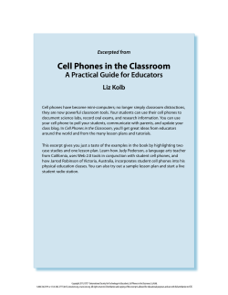 Cell Phones in the Classroom