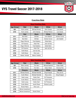 2017/18 Coaching Slate